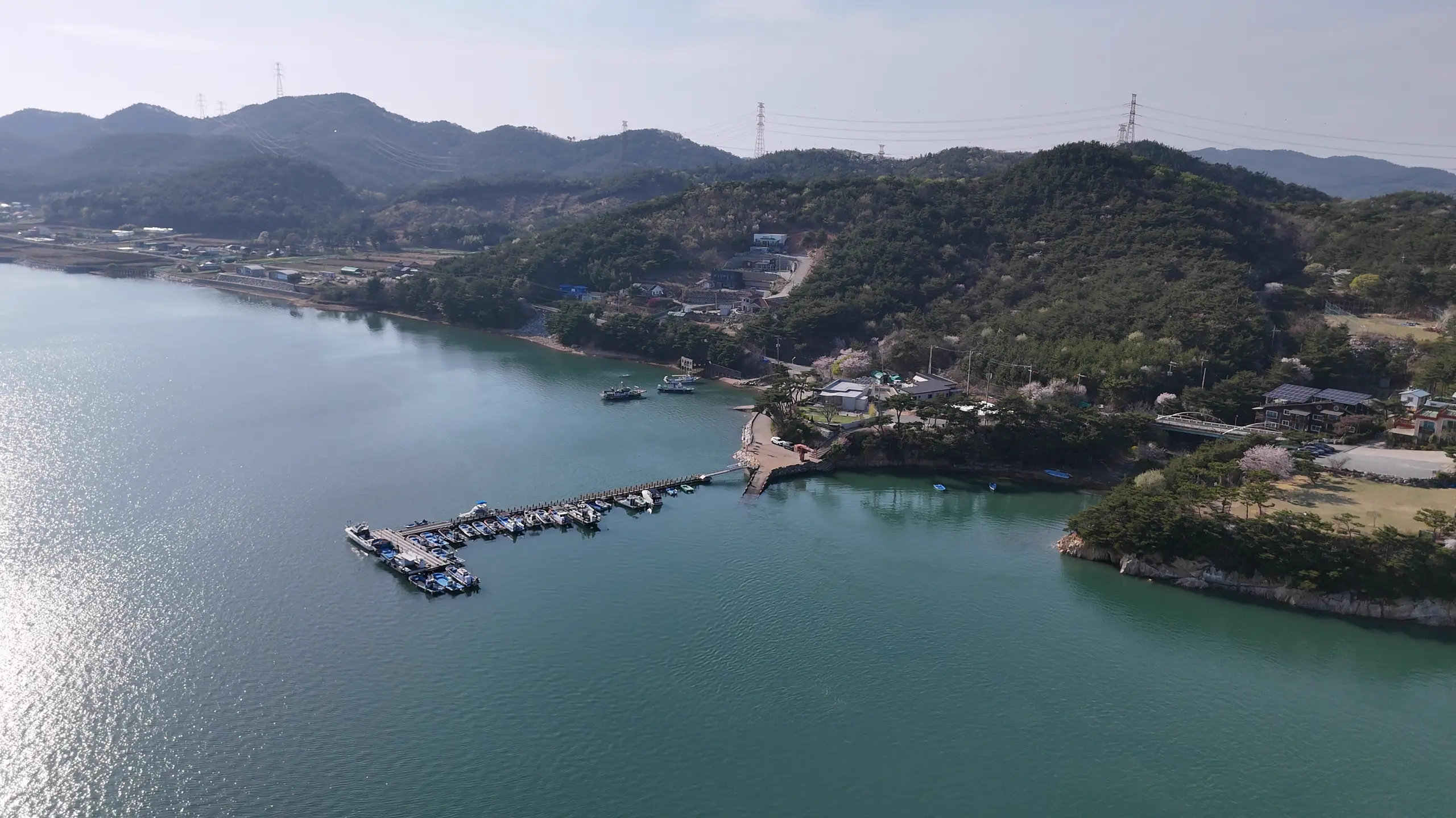청산항 드론